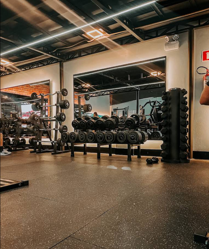 Área de musculação da Biosync Fitness